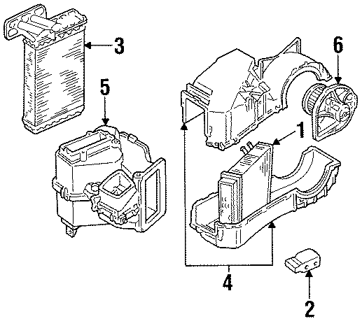 Volkswagen Jetta GLI Motor. Fan. Blower - 701819021B | Winn Volkswagen