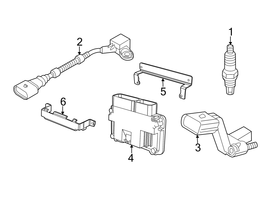 Volkswagen Jetta Ecm. Engine control module. Jetta; 2.0l tdi; auto